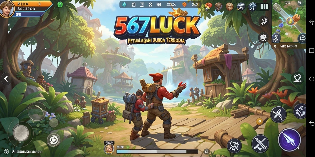 Tampilan permainan 567LUCK yang memukau dan imersif.