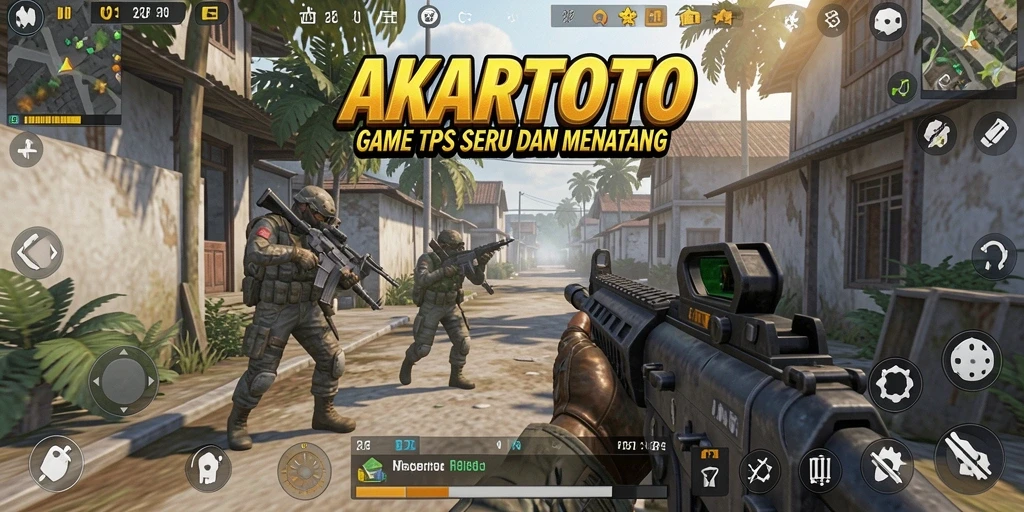 Tampilan gameplay seru dari AKARTOTO yang menampilkan aksi intens.