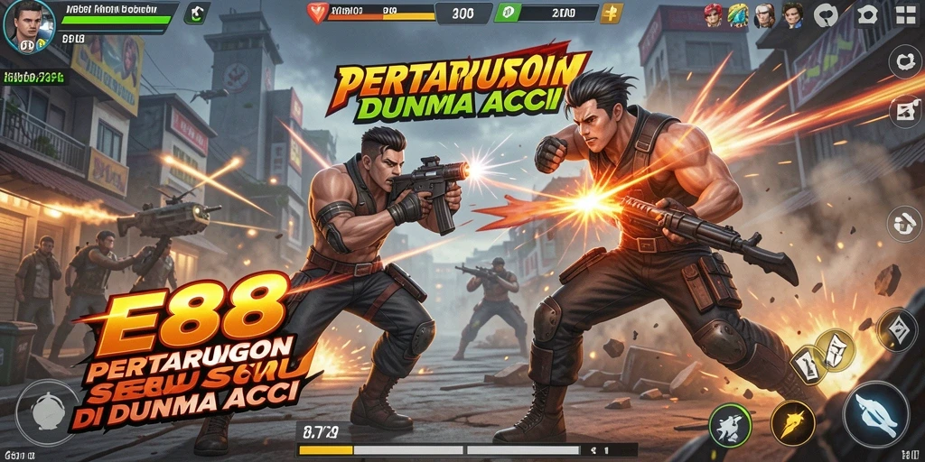 Tampilan gameplay E88 yang penuh aksi dan ketegangan.