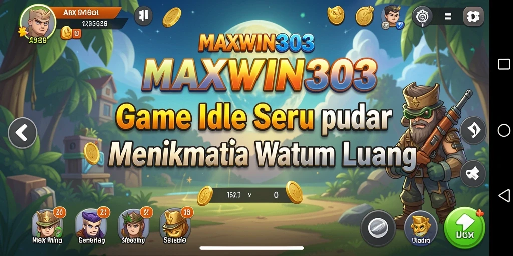 Screenshot gameplay MAXWIN303 menampilkan kesenangan dalam permainan Idle yang menarik.